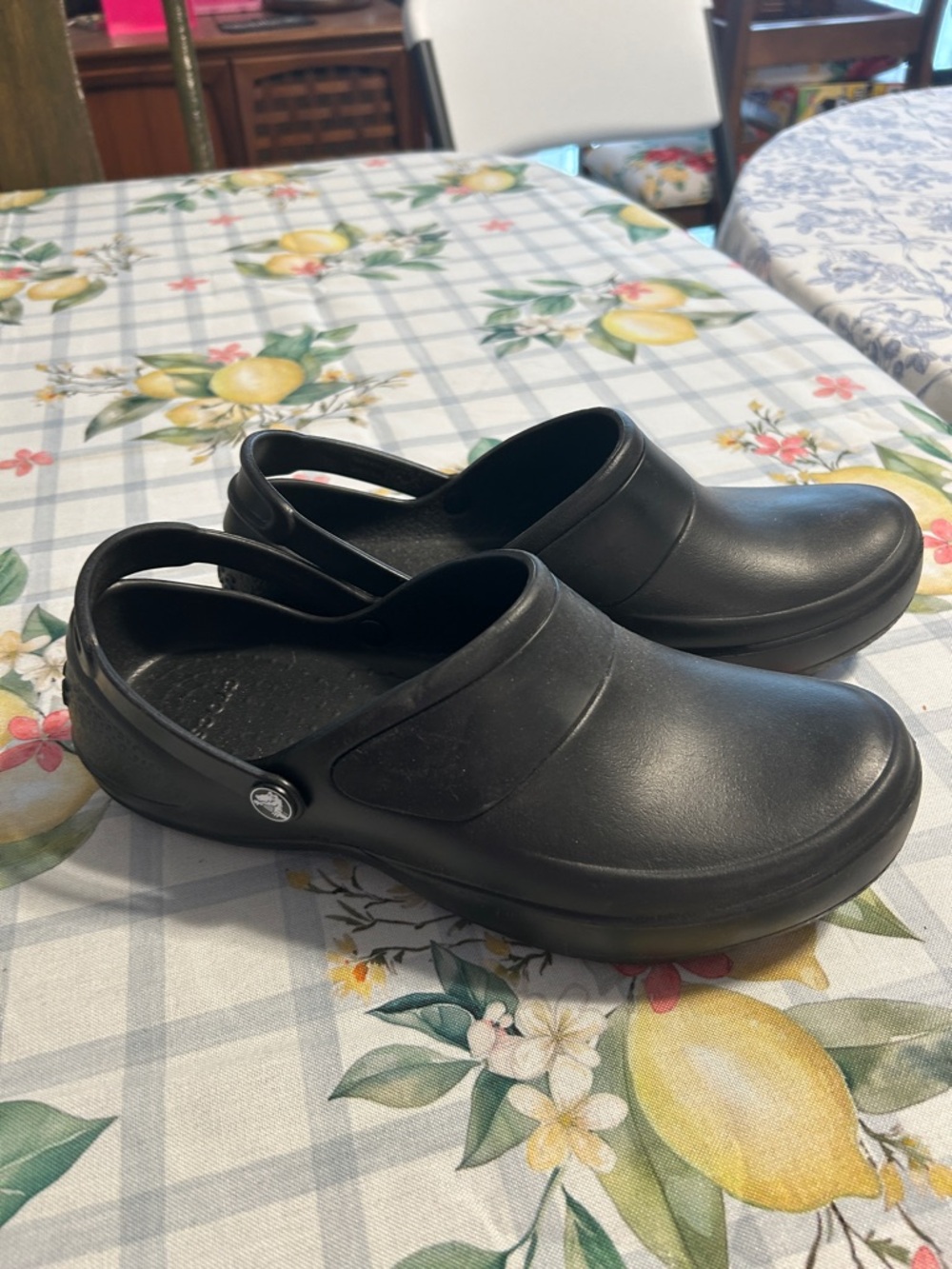 Black Slip-On Comfort Clog